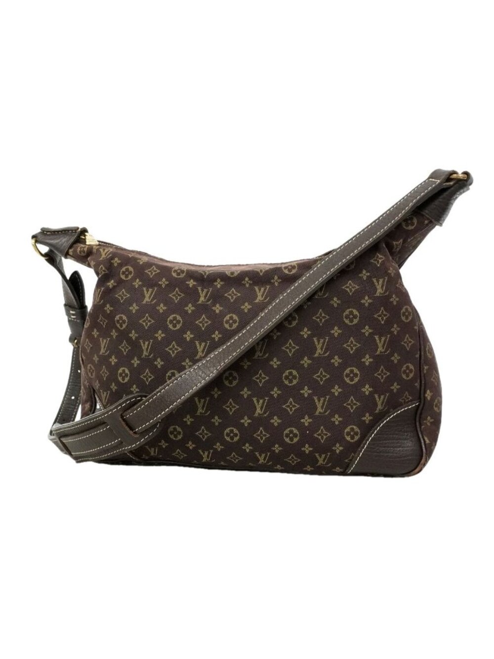 Louis Vuitton Shoulder Bag Monogram Mini Lin Boulogne Ebene